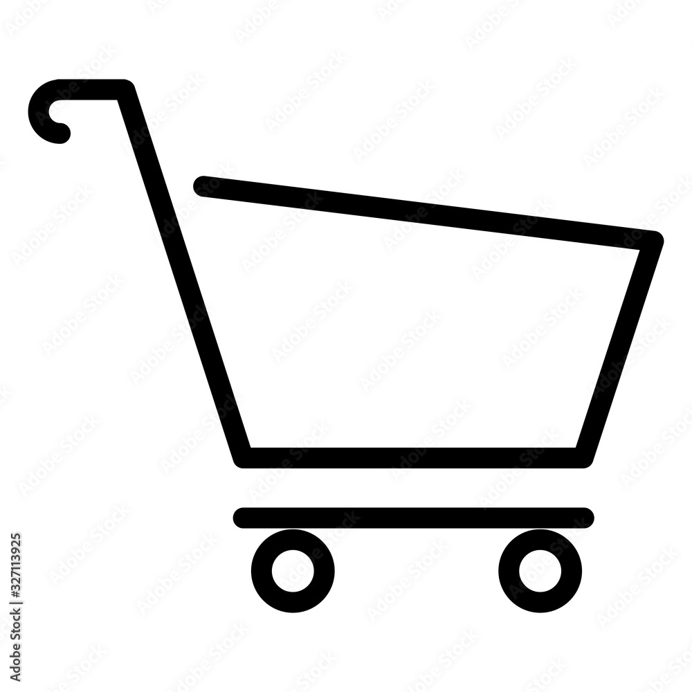 shopping cart icon vector template shopping cart icon vector template