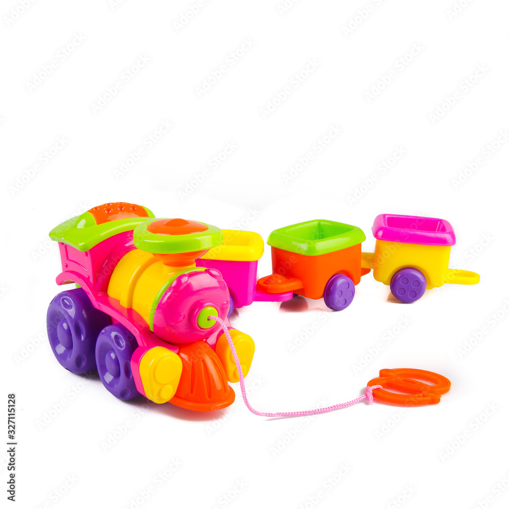 Toy or baby toys train concept on the background new. Toy or baby toys train concept on the background new.