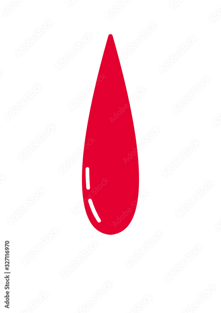 Blood drop shape icon isolated on white background. Illustration on a medical theme. World Blood Donor Day Blood drop shape icon isolated on white background. Illustration on a medical theme. World Blood Donor Day