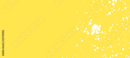 Fototapeta Yellow background. Summer. Spray paint. Illustration. Background