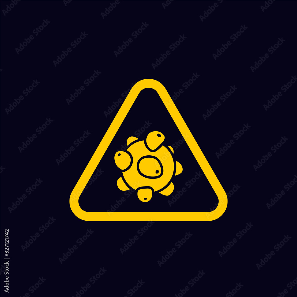 COVID-19 icon. Stop novel coronavirus icon virus wuhan from china. COVID-19 icon. Stop novel coronavirus icon virus wuhan from china.