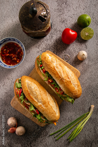 Banh Mi - Vietnamese sandwich photo