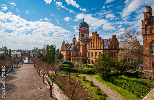 Vászonkép Seminary wing of the former residence of Bukovinian and Dalmatian metropolitans,