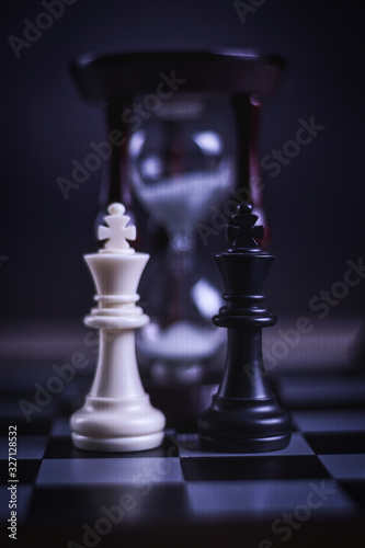 strategic decision and strategic move concept with chess