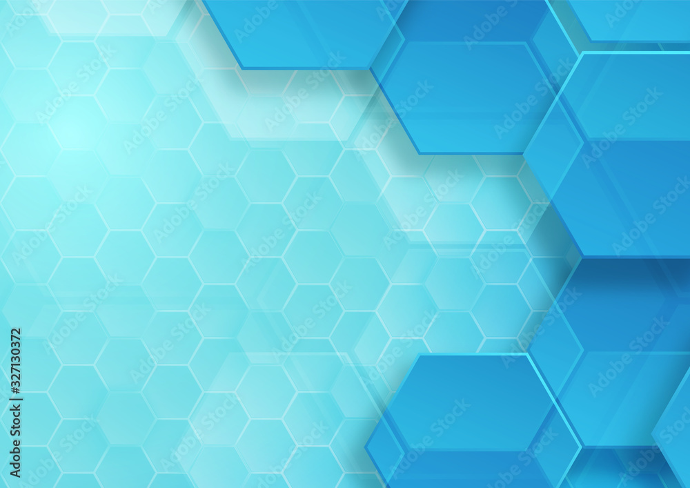 Obraz premium pattern hexagon background abstract