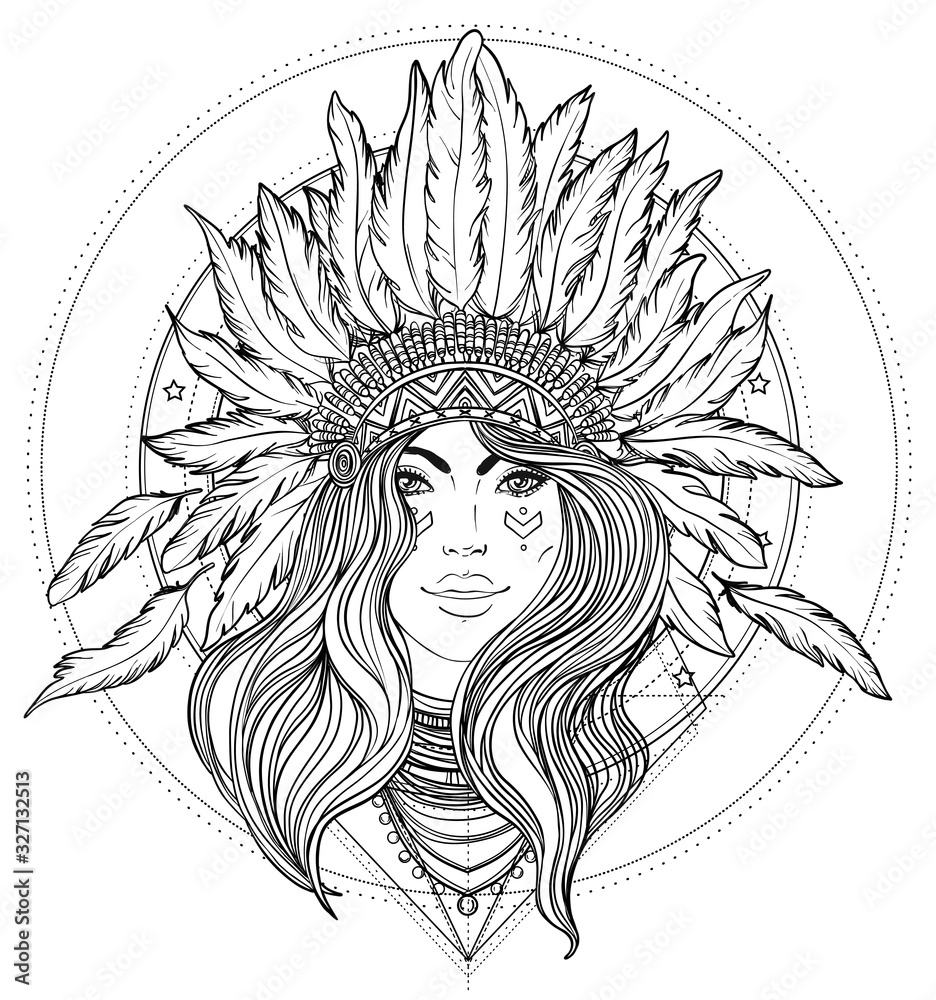 7400 Collections Indian Princess Coloring Pages  Latest Free