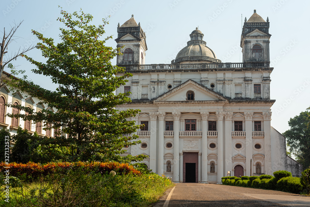 View of St. Cajetan Church, a World heritage site at Old Goa, Goa.
