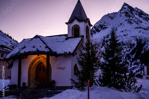 Die Berge in Galtür