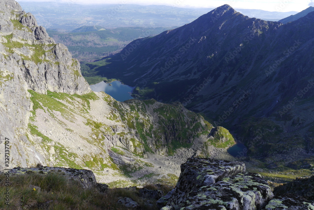 Obraz premium Tatry. Widok ze szlaku Dolina Pięciu Stawów-Orla Perć