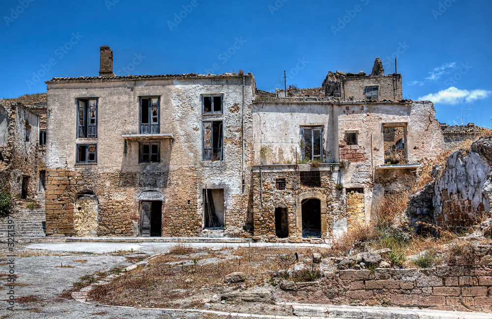 Ruins of Poggioreale, Sicily