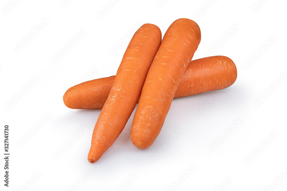 Carrots are separated on a white background, rich in useful vitamins and minerals. Carrots are separated on a white background, rich in useful vitamins and minerals.