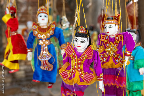 Traditional puppets on sale