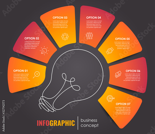 Vector infographic template