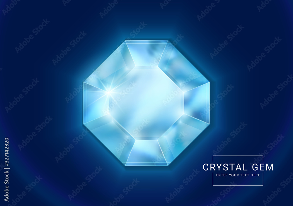 Fantasy crystal jewelry gems, polygon shape stone for game asset. Fantasy crystal jewelry gems, polygon shape stone for game asset.