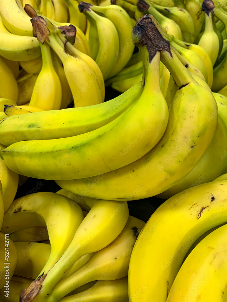 Full Frame Shot Of Bananas For Sale In Market, Panama, Central America