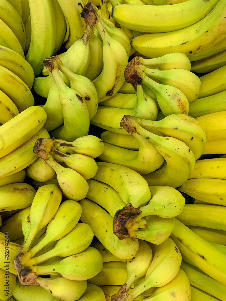 Full Frame Shot Of Bananas For Sale In Market, Panama, Central America