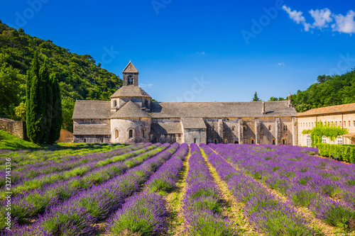 Provence, France. Lavender fields at Senanque monastery.