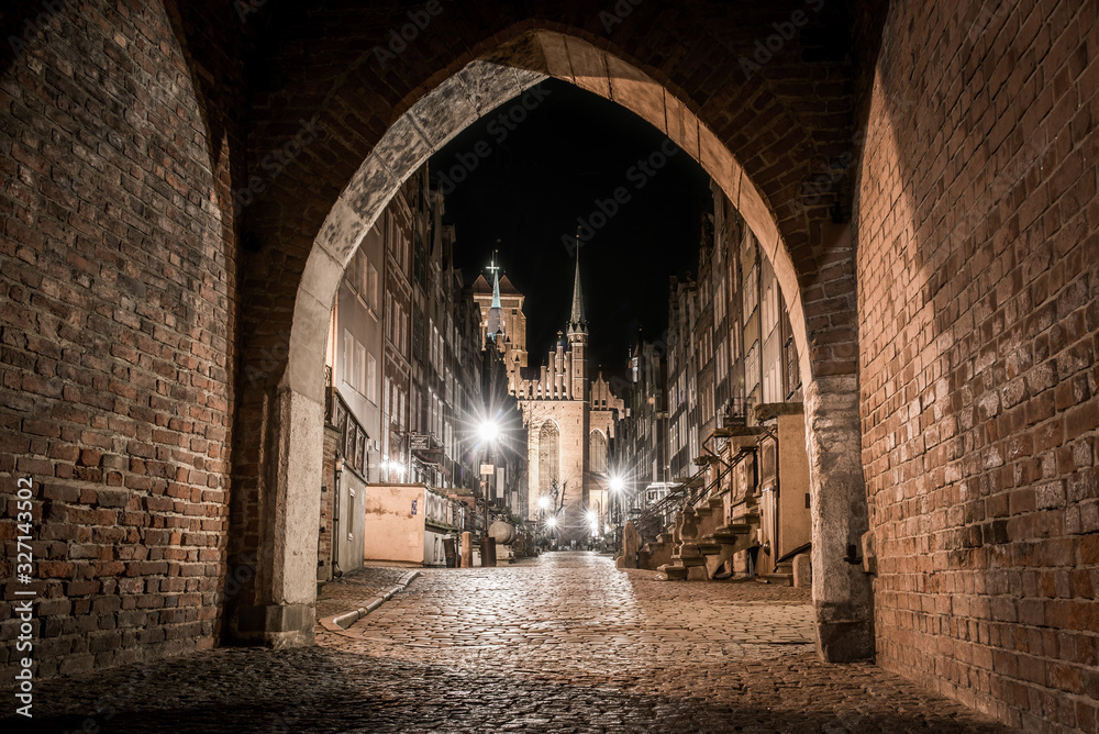 Obraz premium Mariacka Gdańsk