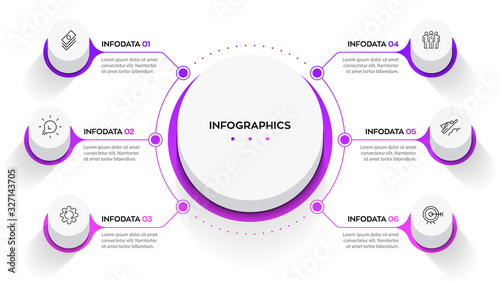 Vector infographic template