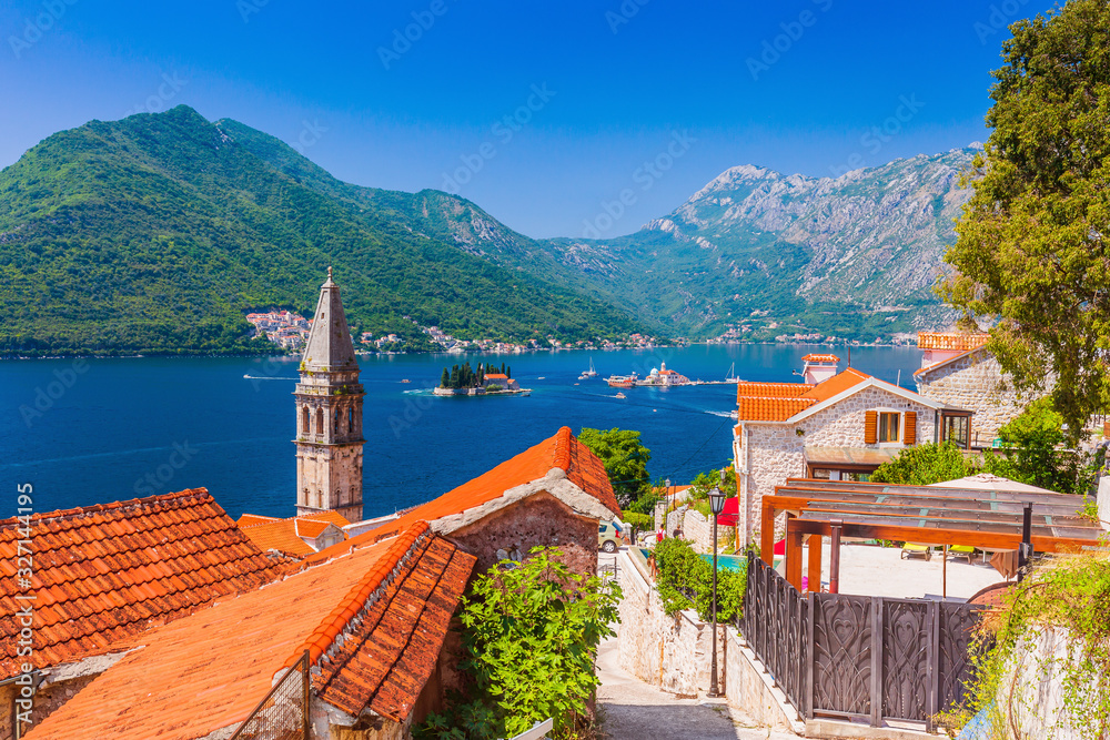 Perast, Montenegro. Bay of Kotor.