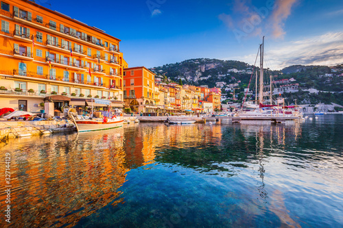 Villefranche sur Mer, France. Seaside town on the French Riviera