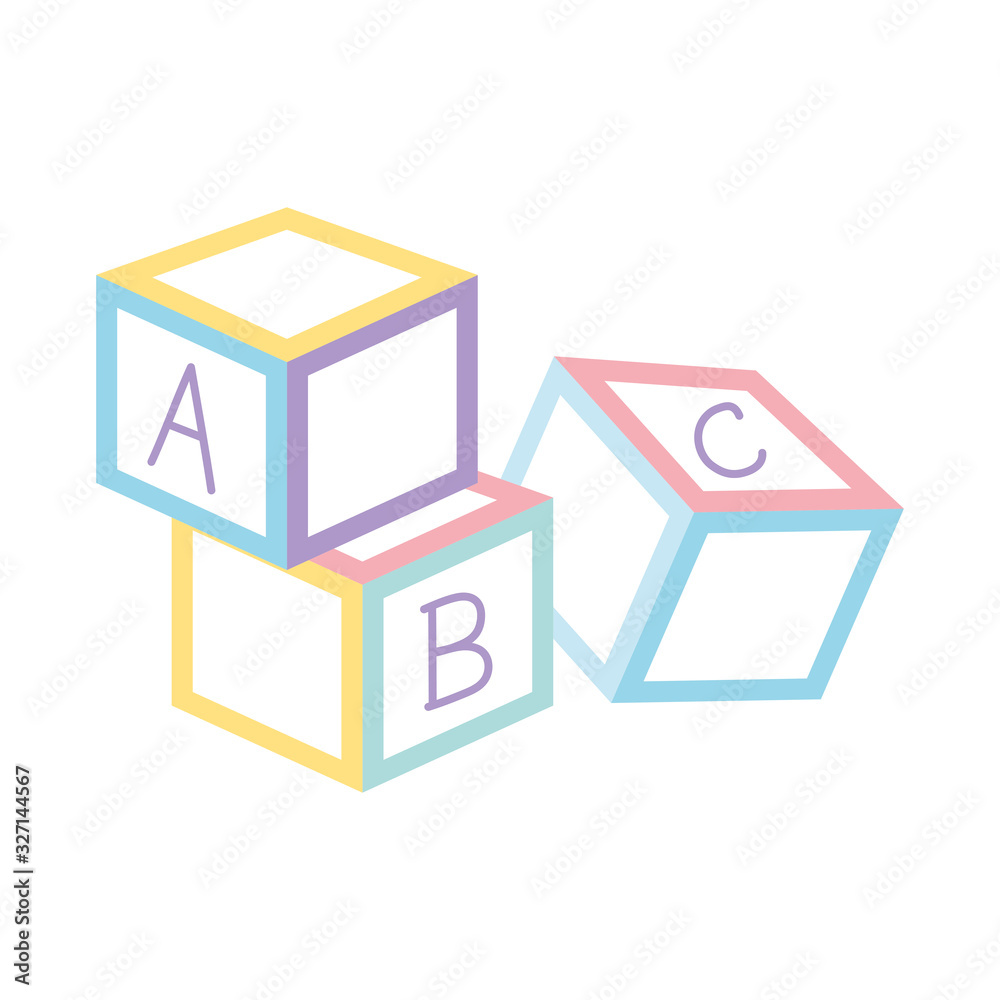 alphabet blocks toys icon design white background alphabet blocks toys icon design white background