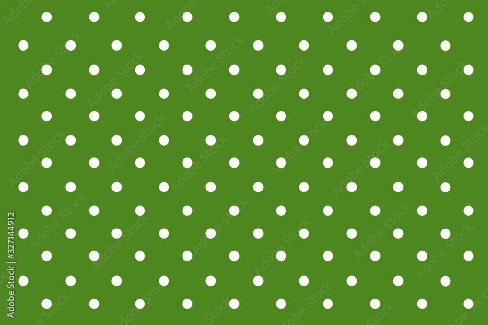 Green Pastel polka dots background.