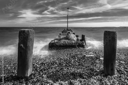 B&W sea, ocean