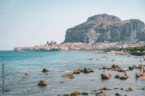 Photos Cefalù, Sicily, Italy - August 22, 2019