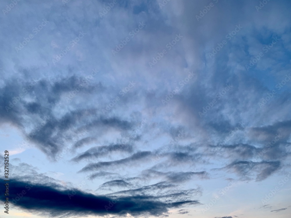 blue sky with clouds