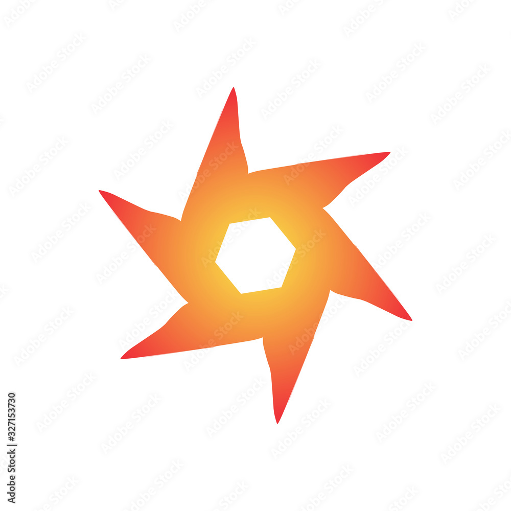 fire star illustration fire star illustration