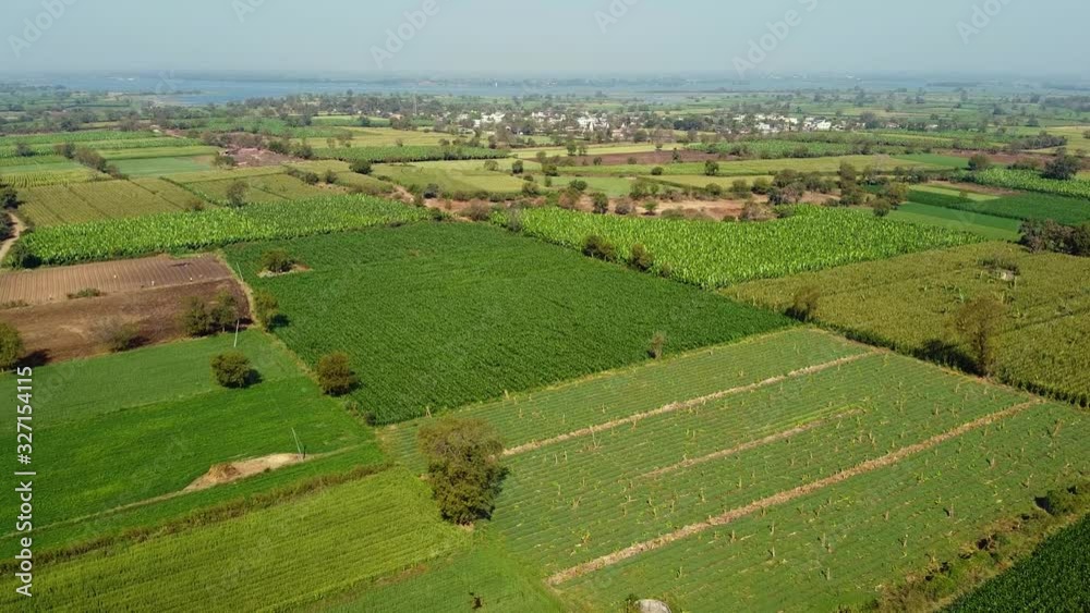 Arial top view of agriculture field Arial top view of agriculture field