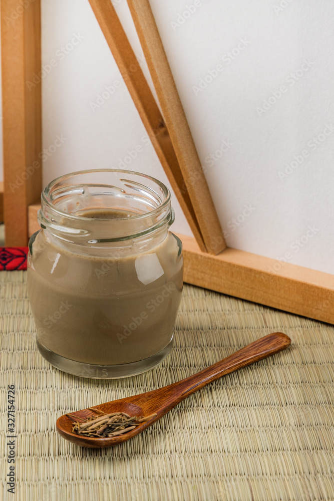 豆乳プリン Home made pudding of Japanese tea 豆乳プリン Home made pudding of Japanese tea