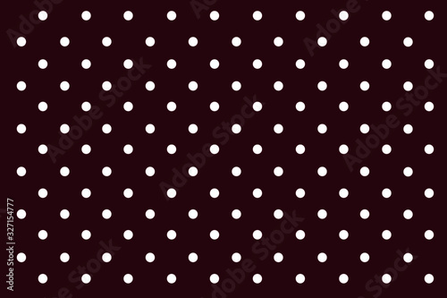 Red Pastel polka dots background. 