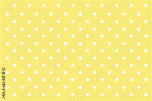 Wallpaper Mural Yellow Pastel polka dots background.  Torontodigital.ca