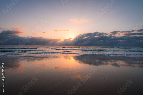 Sunrise at Surfers Paradise  Gold Coast  Australia