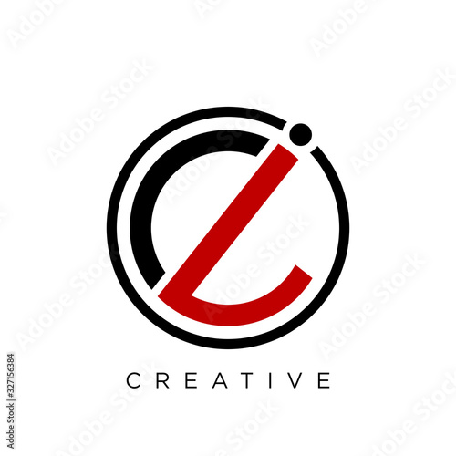 cr circle logo design