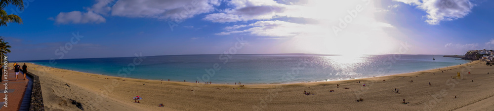 Blick von der Strandpromenade auf den Atlantik Blick von der Strandpromenade auf den Atlantik