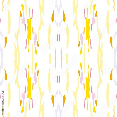 Hand Drawn, Paint Texture. Shibori Ornament. 