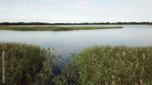 Beautiful landscape of Lake Berezovsky photo