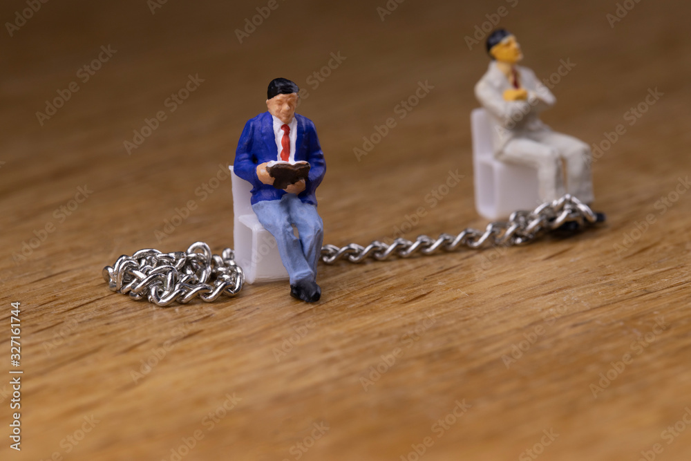 拘束されたビジネスマンと監視 Stock Photo Adobe Stock