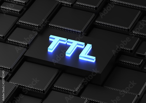 TTL acronym (Transistor–transistor logic) photo