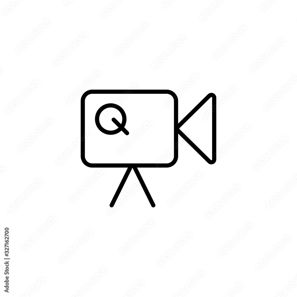 Video Camera Vector Icon. Cinema camera icon. Movie Camera icon in trendy flat style - Vector. Video Camera Vector Icon. Cinema camera icon. Movie Camera icon in trendy flat style - Vector.