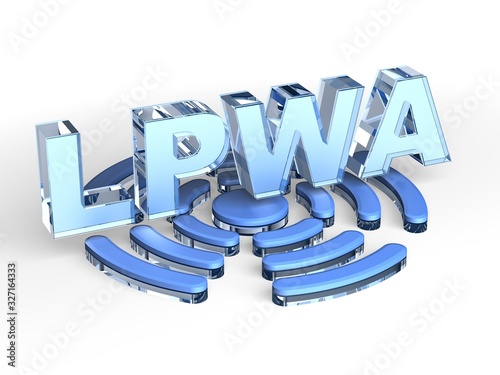 LPWA acronym (low-power wide-area) photo