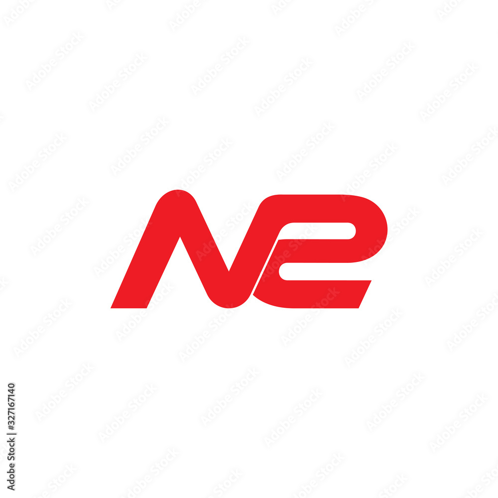 letter nr simple line design geometric overlap symbol logo vector letter nr simple line design geometric overlap symbol logo vector