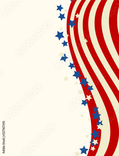 American flag patriotic background