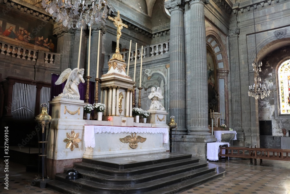 Eglise Sainte Madeleine à Besançon construite au 18 ème siècle