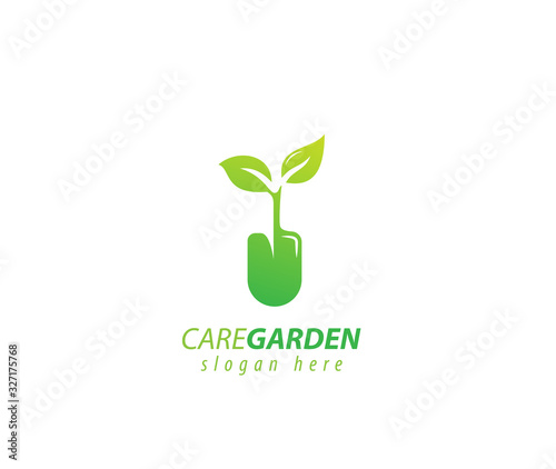 Care garden design logo