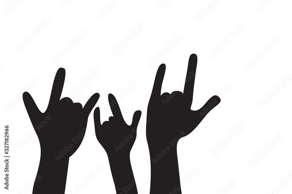hand icon,The symbol of love,vector design hand icon,The symbol of love,vector design