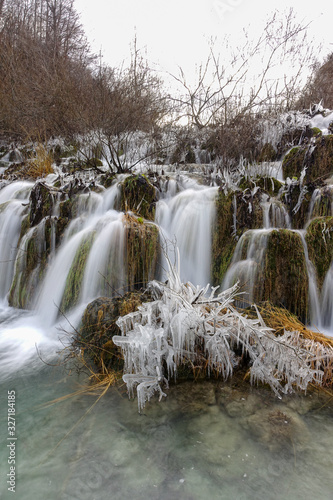 Plitvice Lakes in wintertime, Croatia